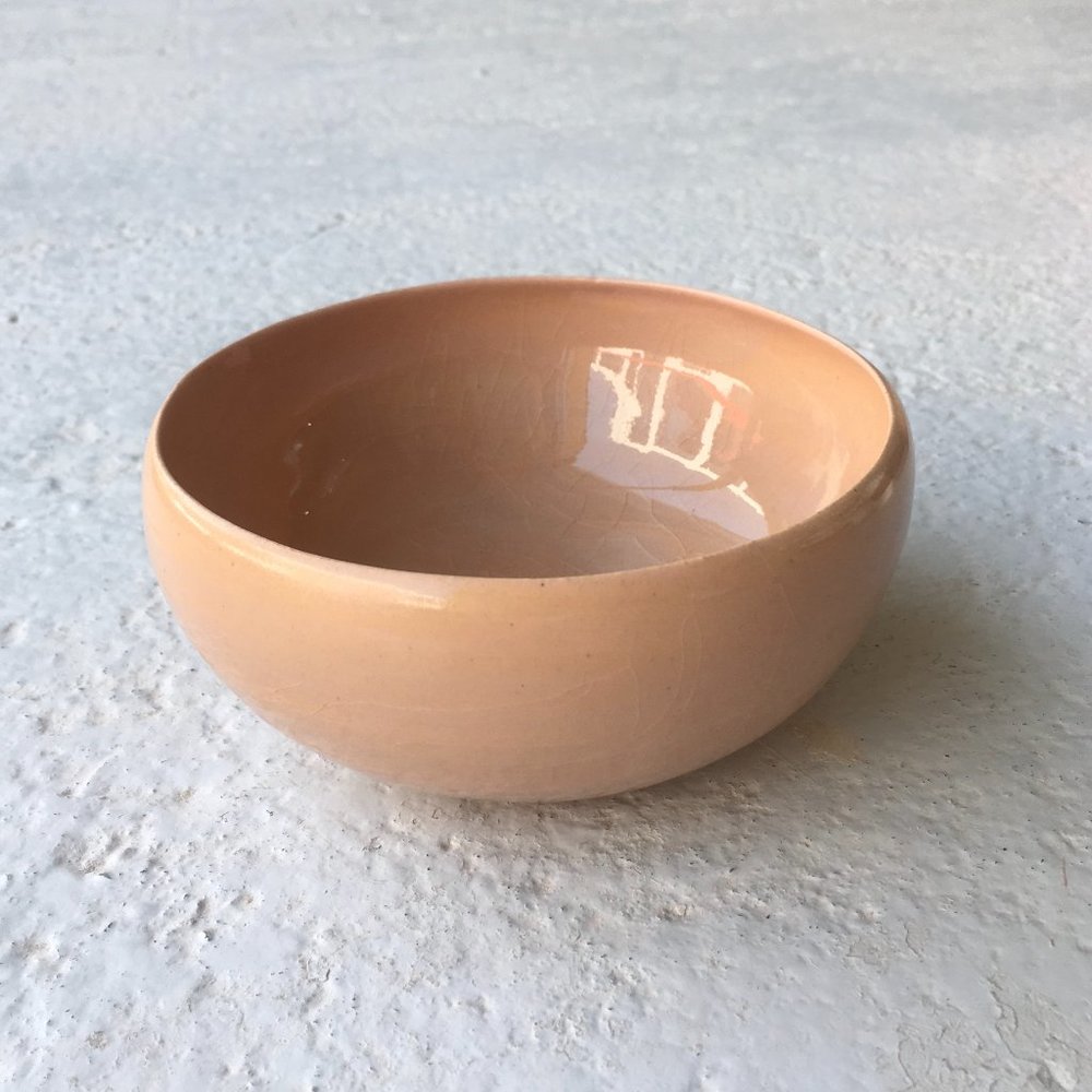 < SOLD!!!! >.   13.3oz ceramic bowl (Medium) #0050